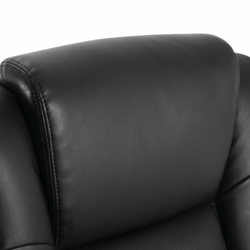 Кресло руководителя Brabix Premium Solid HD-005 до 180 кг, кожа, черное 531941 фото 7